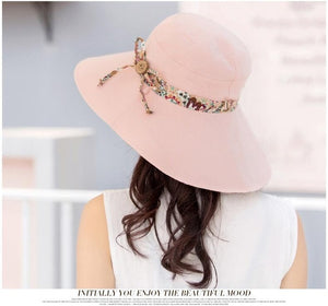 foldable summer  cap