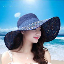 Load image into Gallery viewer, foldable summer bowknot hat