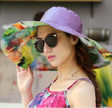Load image into Gallery viewer, foldable colored summer hat