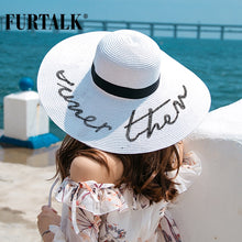 Load image into Gallery viewer, summer straw hat