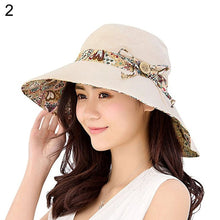 Load image into Gallery viewer, foldable travel summer hat