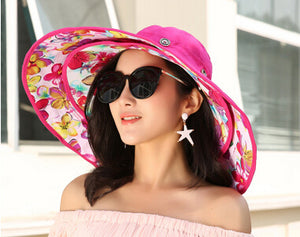 foldable summer hat