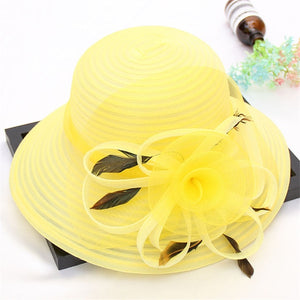 flower summer cap