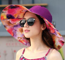 Load image into Gallery viewer, foldable colored summer hat