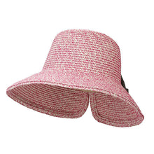 Load image into Gallery viewer, Straw Foldable Summer Hat