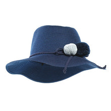Load image into Gallery viewer, foldable summer straw hat