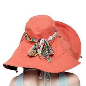 flower colored summer cap