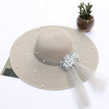 Load image into Gallery viewer, flowers sun hat
