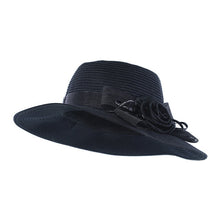 Load image into Gallery viewer, flower summer straw hat
