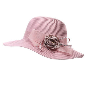 flower summer straw hat